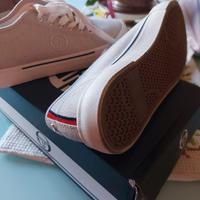 Scarpe in tela avorio nuove