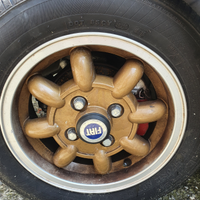 Cerchi e gomme fiat 500 d'epoca