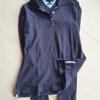 Polo Tommy Hilfiger Slim Fit maniche lunghe
