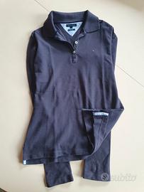 Polo Tommy Hilfiger Slim Fit maniche lunghe