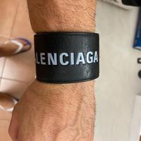 Bracciale rigido  balenciaga in pelle