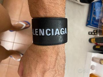 Bracciale rigido  balenciaga in pelle