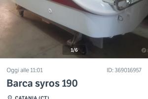 barca syros190 motore Mercury Pro 40