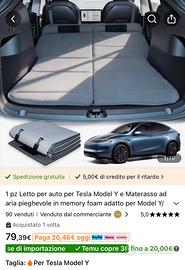 Letto per auto