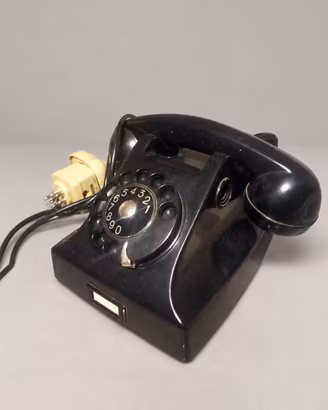 Telefono vintage nero