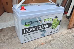 Batteria Litio 135ah per camper + caricatore da re