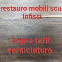 Restauro mobili riparazioni scuri antichi legno