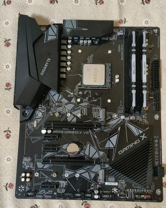 RYZEN 7 5800x + GIGABYTE B550 + RAM DD4 RG 16GB