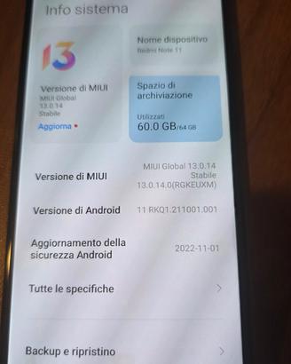 Xiaomi Redmi Note 11 64GB