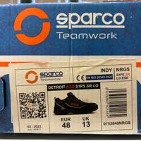 scarpe antinfortunistica Sparco Nuove n.48