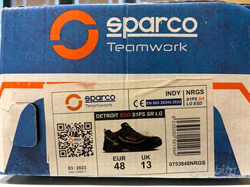 scarpe antinfortunistica Sparco Nuove n.48
