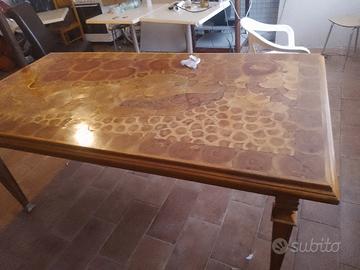 tavolo sala da pranzo con la mia fattoria 