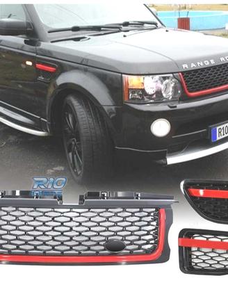 GRIGLIA RANGE ROVER SPORT 05-09 LOOK NERA ROSSA ED