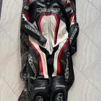 Tuta moto intera Alpinestars taglia 52