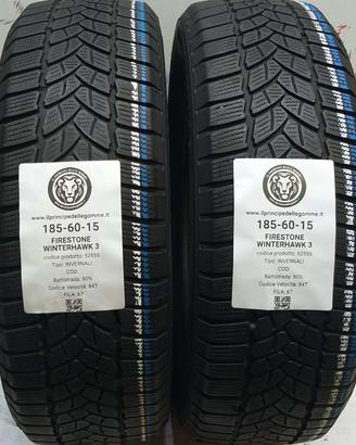 2 GOMME 185 60 15 FIRESTONE A52555