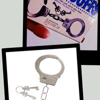 Manette Handcuffs in metallo - Nuovo con scatola 