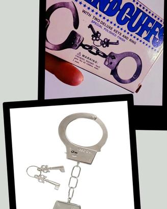 Manette Handcuffs in metallo - Nuovo con scatola 
