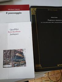 3 saggi urbanistica architettura moderna paesaggio