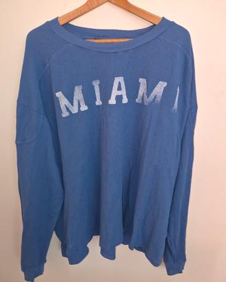Felpa Zara Uomo Waffle Zara Miami Xl