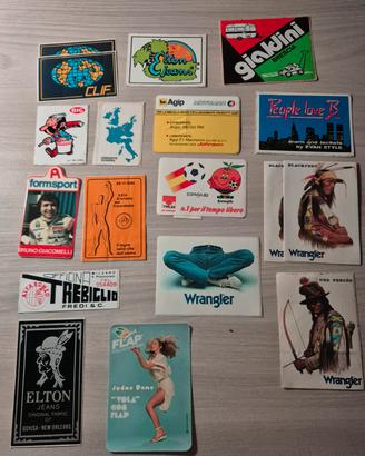 Adesivi vintage (leggi descriziome)
