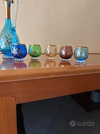 Brocca + bicchieri vintage