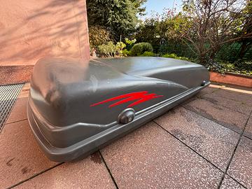 Baule box da tetto auto 430 litri