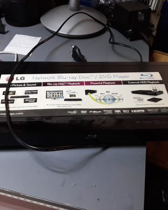 Lettore dvd blu-ray + dvd LG lNetwork blu-ray
