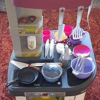 Cucina Smoby modello Mini Tefal + accessori