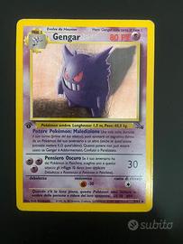 Pokemon gengar holo fossil prima edizione