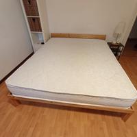 letto 2 piazze Ikea con buon materasso 