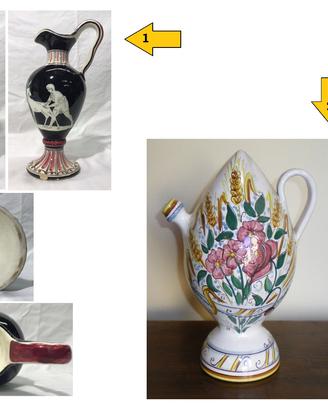 Brocca anfora ceramica Marmaca Fiasco malandrino