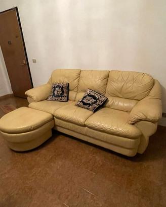 divano in pelle 3 posti