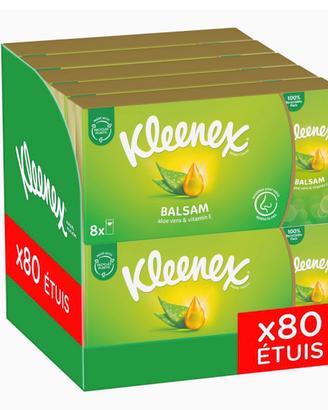Kleenex Balsam Fazzoletti Aloe Vitamina E - 80 PZ