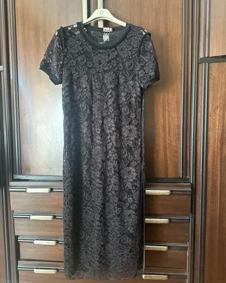 vestito nero elegante Twinset S. Barbieri tg s