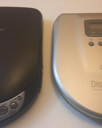 2 disc man vintage sony aiwa
