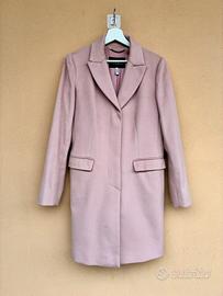 Max&Co. Cappotto rosa cipria lana e cashmere 42