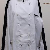 GIACCA CUOCO BIANCA/NERA