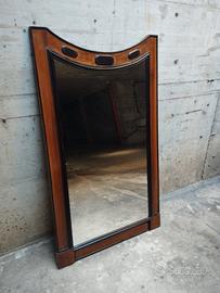 Grande specchio con cornice legno