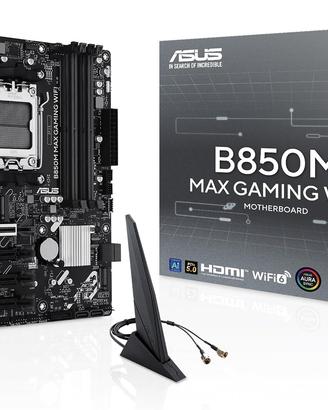 ASUS B850M MAX GAMING WIFI Scheda Madre AMD mATX