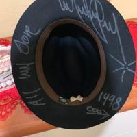 Fedora autografato da Michael Jackson 1998