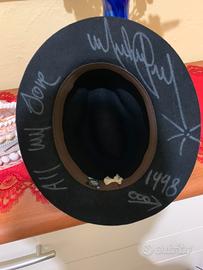 Fedora autografato da Michael Jackson 1998