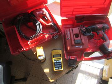 ATTREZZI HILTI X MONTAGGIOCARTOGESSO +SCALA+LASER