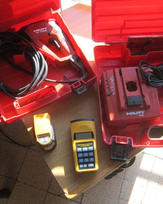 ATTREZZI HILTI X MONTAGGIOCARTOGESSO +SCALA+LASER