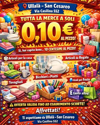 🎉🎉 MEGA SVENDITA TOTALE STOCK 🎉🎉