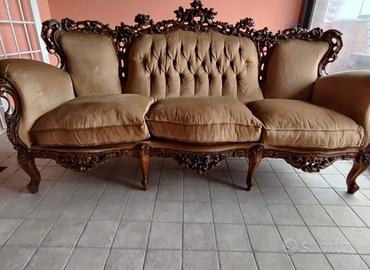 Set divano 3 posti e due poltrone 