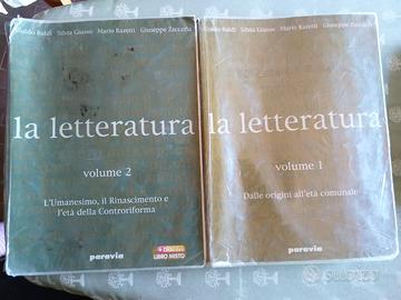 Libri liceo letteratura italiana