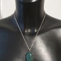 Collana in argento 925 e agata indiana naturale 