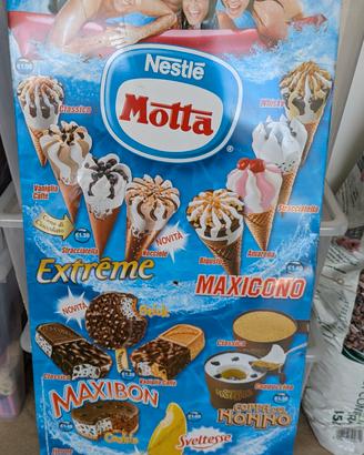 Cartellone pubblicitario gelati 
