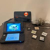 Console nintendo 3DS XL e giochi pokemon.