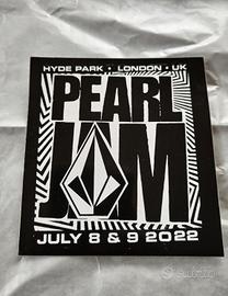 Pearl Jam London Hyde Park 2022 (N1-2) Sticker